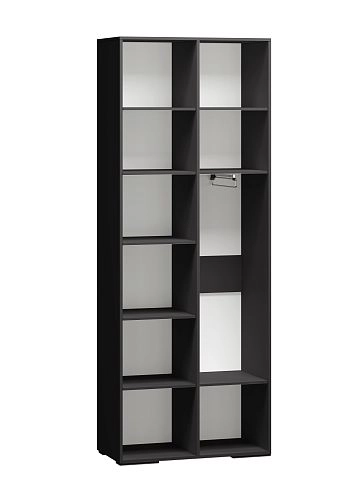 Шкаф распашной Брей-1.1 Черный - фото 4