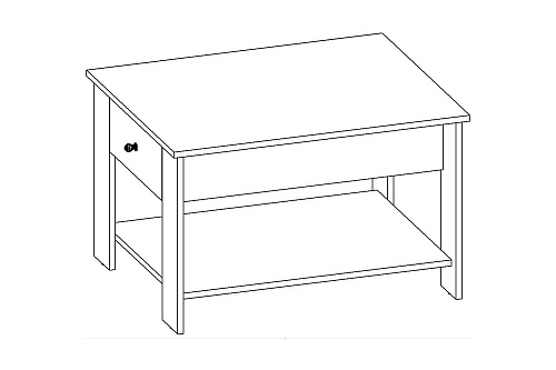 Журнальный стол Джокер-2 СЖ.002.800-01 - фото 2
