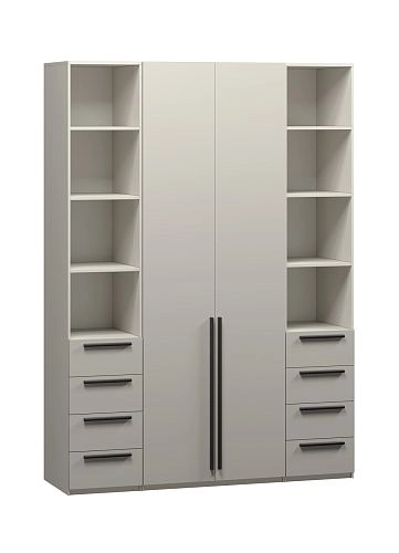 Шкаф распашной Хейсон-25 Кашемир Черный - фото 3