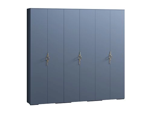 Шкаф распашной Белиз-6 Альби Полуночно-синий - фото 3
