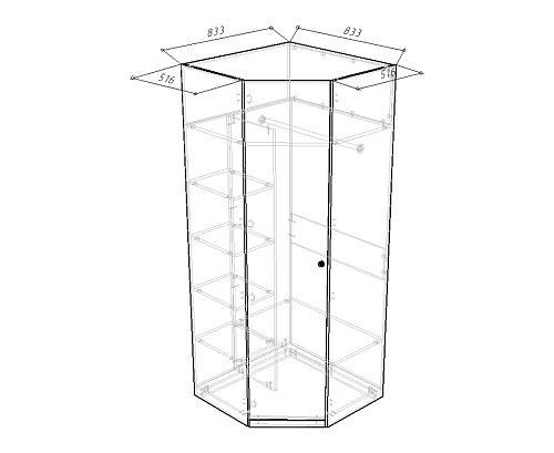 Стенка детская Стрекоза Mini-5 Белый - фото 5