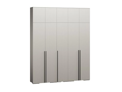 Шкаф распашной Лоренсе-5 с антресолью Кашемир - фото 3