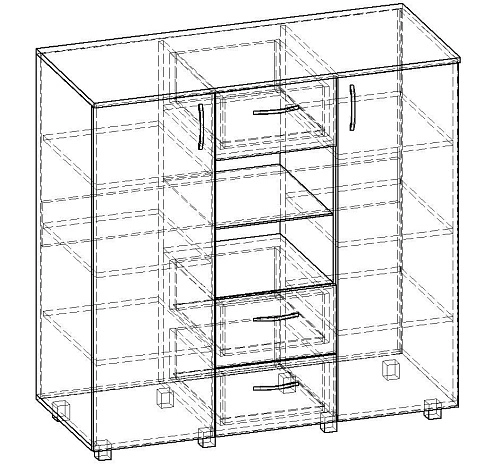 Комод Нюанс-5 - фото 2