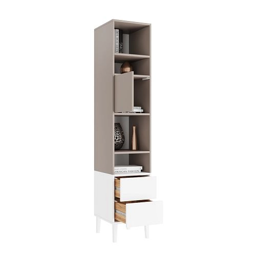 Стеллаж Скарлет-1 Белый - фото 2