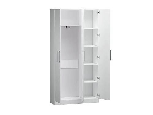 Шкаф распашной Дольче-3 МДФ Белый - фото 3