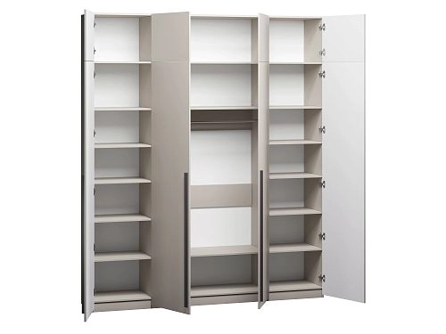 Шкаф распашной с антресолью Микос МДФ-4 Кашемир - фото 3