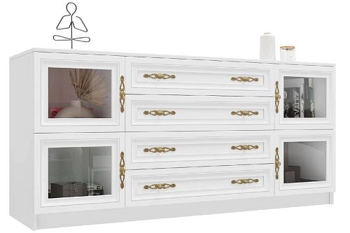 Комод Карлос-062 Белый - фото 1