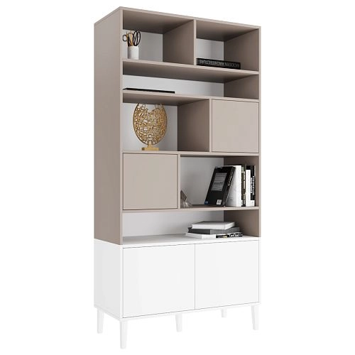 Стеллаж Скарлет-4 Белый - фото 3