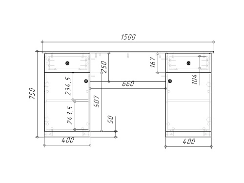 Стенка детская Банни-5 Дуб Мореный - фото 8