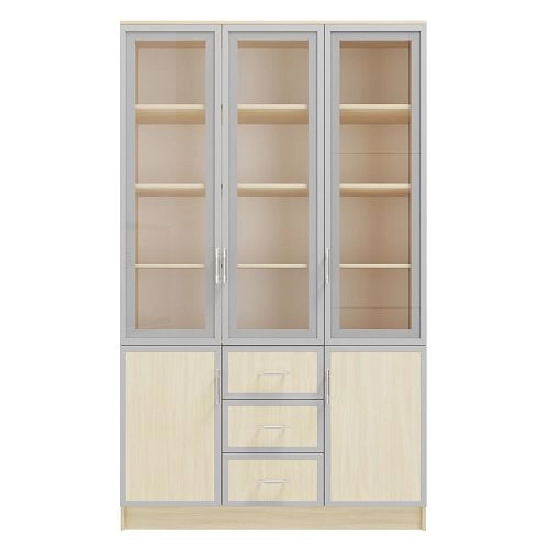 Книжный шкаф Альма-17 Дуб Молочный - фото 4