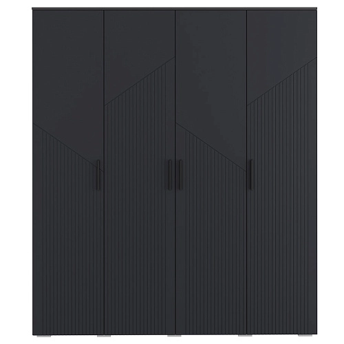 Шкаф распашной Синтра 3 Черный - фото 3