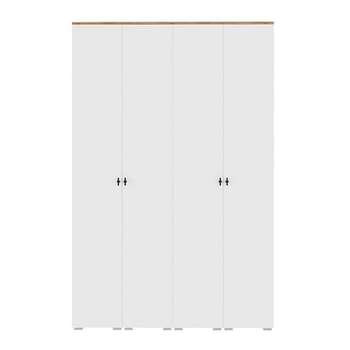 Шкаф распашной Квели 4.1 Белый - фото 3