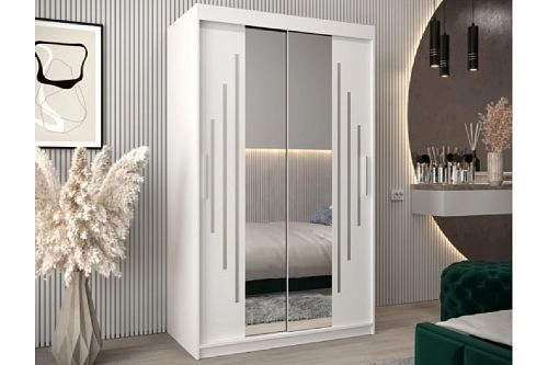 Шкаф-купе Валмиера-4 NEW Белый - фото 1