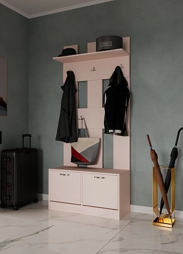 Прихожая Ольга-1 перфорированная Кашемир - фото 2