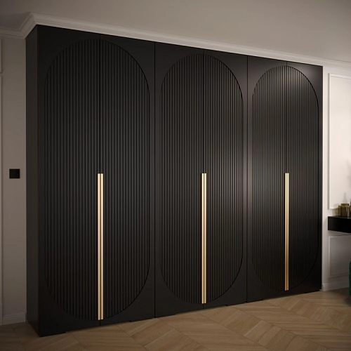 Шкаф распашной Брей-3 Чёрный - фото 1