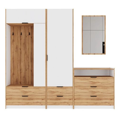 Прихожая Санти 4 Белый - фото 4