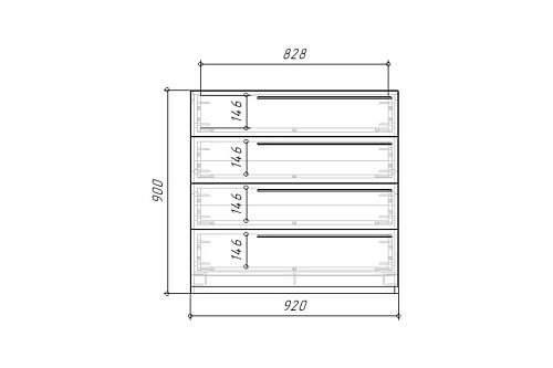 Комод Лорена Пакс-4 Кашемир - фото 5