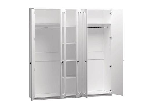 Шкаф распашной София РАХ-9 МДФ Белый - фото 4