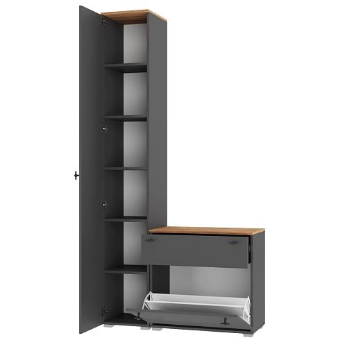 Прихожая Квели 5 Графит - фото 2