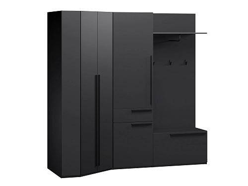 Прихожая Лорена Пакс-3 Черный - фото 2