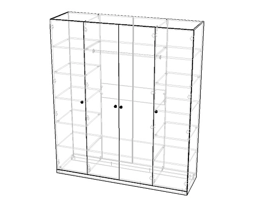 Стенка детская Банни-4 Белый - фото 7