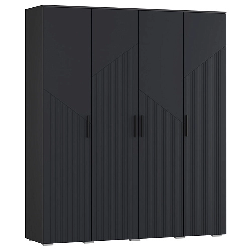 Шкаф распашной Синтра 3 Черный - фото 2