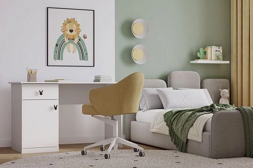 Письменный стол Банни-5 Белый - фото 1