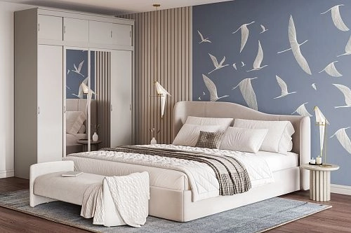 Шкаф-купе Миллениум-4 с антресолью Кашемир - фото 1