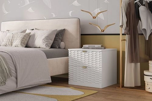 Тумба прикроватная Тоди-2 Белый - фото 1