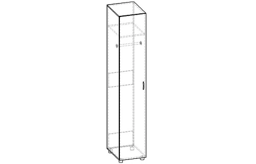 Шкаф распашной Лидер ШР.025.400-01 - фото 2