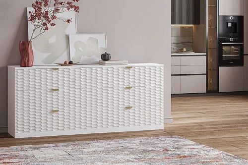 Комод Тоди-6 Белый - фото 1