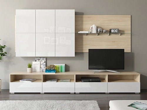 Стенка Глянец Люкс-8 МДФ - фото 1