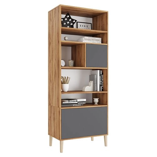 Стеллаж Скарлет-3 Графит - фото 3