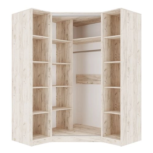 Шкаф угловой Ромео-10 Дуб Крафт Белый - фото 2