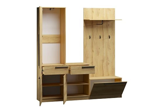 Прихожая Лорена Пакс-2 Дуб Золотистый - фото 3