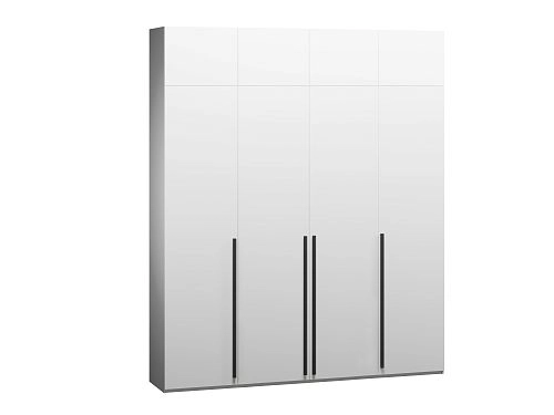 Шкаф распашной Лорена Пакс-4 с антресолью Белый - фото 2