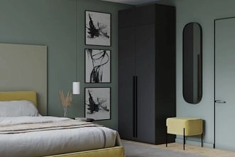 Лорена Пакс-2 с антресолью Черный