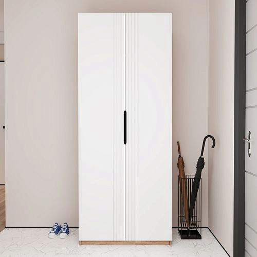 Шкаф распашной Астрис-1 Белый - фото 1