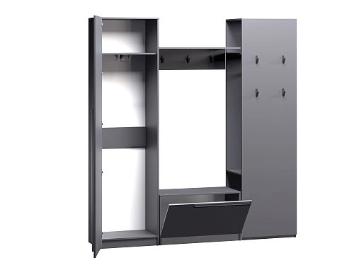 Прихожая Лорена Пакс-4 Графит - фото 3