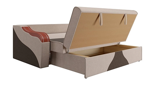 Диван Вестерн Lega cream-Lega chocolate - фото 5