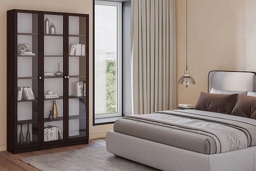 Шкаф для книг Билли-11 Венге Цаво - фото 1