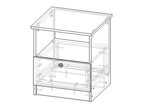 Тумба прикроватная Монреаль-1.1 - фото 3