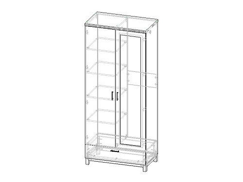 Шкаф распашной Техас-2 МДФ - фото 3