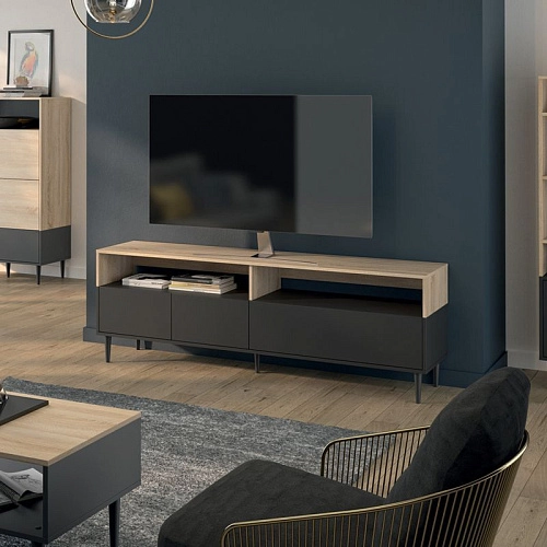 ТВ тумба Ниш Черный - фото 1