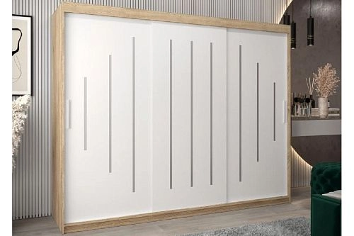 Шкаф-купе Валмиера-7 NEW Дуб Сонома/Белый - фото 1