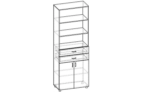 Стеллаж Лидер СТ.028.800-01 - фото 2