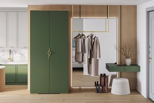 Шкаф распашной Ливан-2 Шарли Green - фото 1