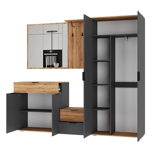 Прихожая Санти 1 Графит - фото 2