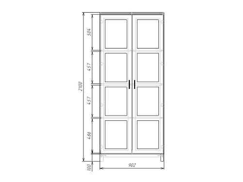 Стеллаж Техас-1 МДФ - фото 4