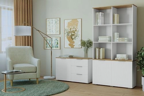 Гостиная Салерно-3 Белый - фото 1